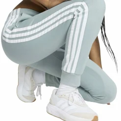 Essentials 3-Stripes Fleece Slim Joggers Damen Hose
