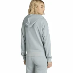 Essentials 3-Stripes French Terry Full ZIP Hoodie Damen Kapuzensweater