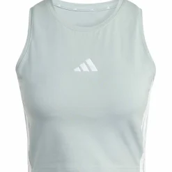Essentials 3-Stripes Padded Tank Damen Top