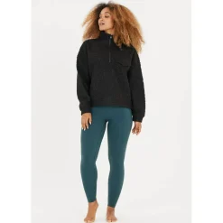 Florrie Sherpa Half Zip Damen Sweatshirt
