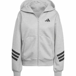 Future Icons 3-Streifen Damen Kapuzensweater