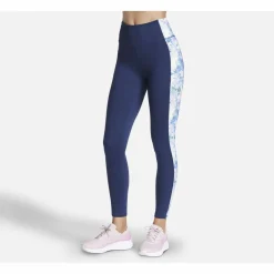 Go Walk Seascape Floral High Waisted Damen Tights