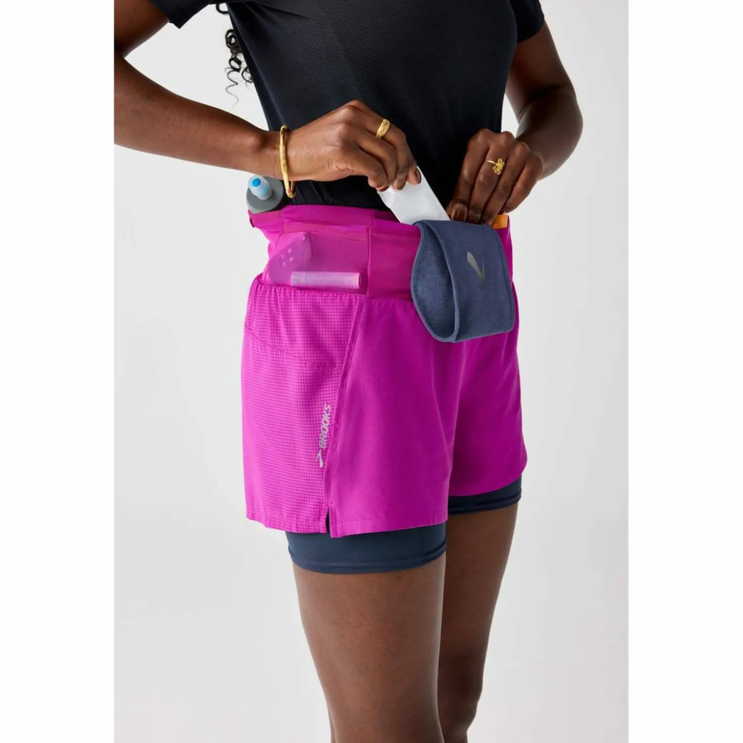 High Point 3" 2-in-1 2.0 Damen Shorts