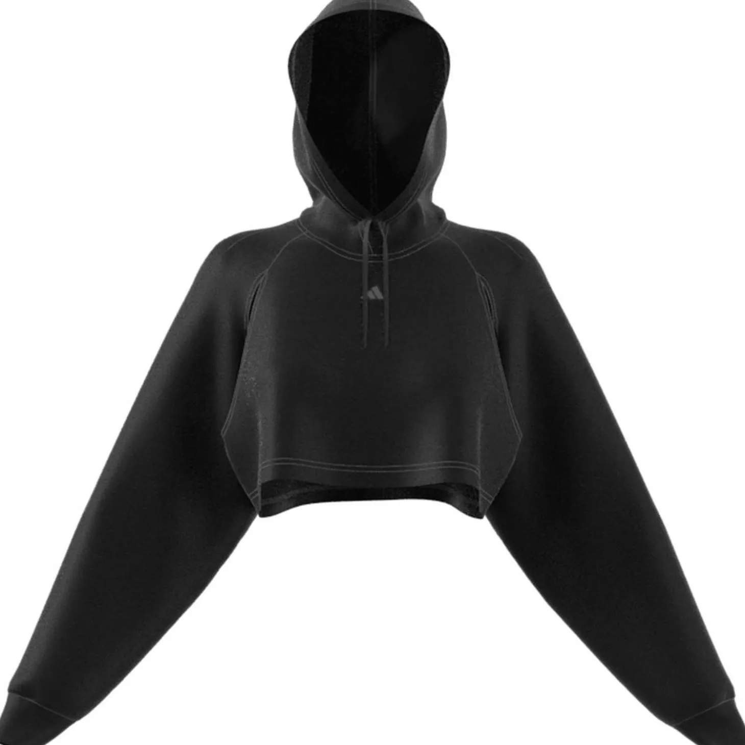 HIIT AEROREADY Crop Training Hoodie Damen Kapuzensweater