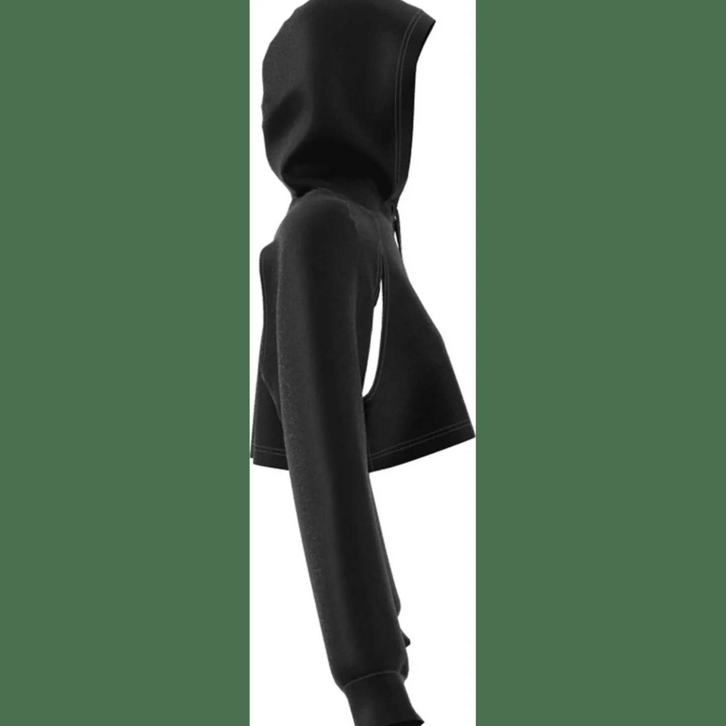 HIIT AEROREADY Crop Training Hoodie Damen Kapuzensweater