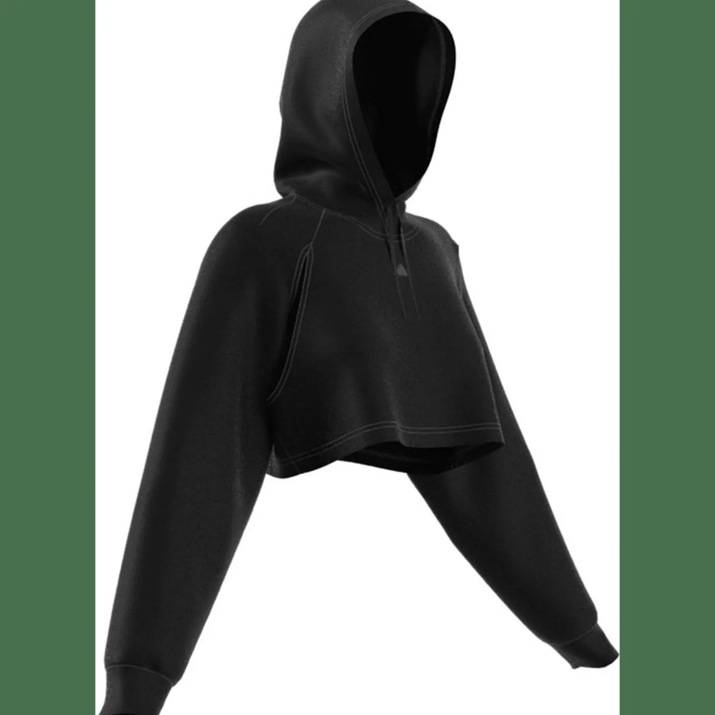 HIIT AEROREADY Crop Training Hoodie Damen Kapuzensweater