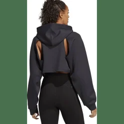 HIIT AEROREADY Crop Training Hoodie Damen Kapuzensweater