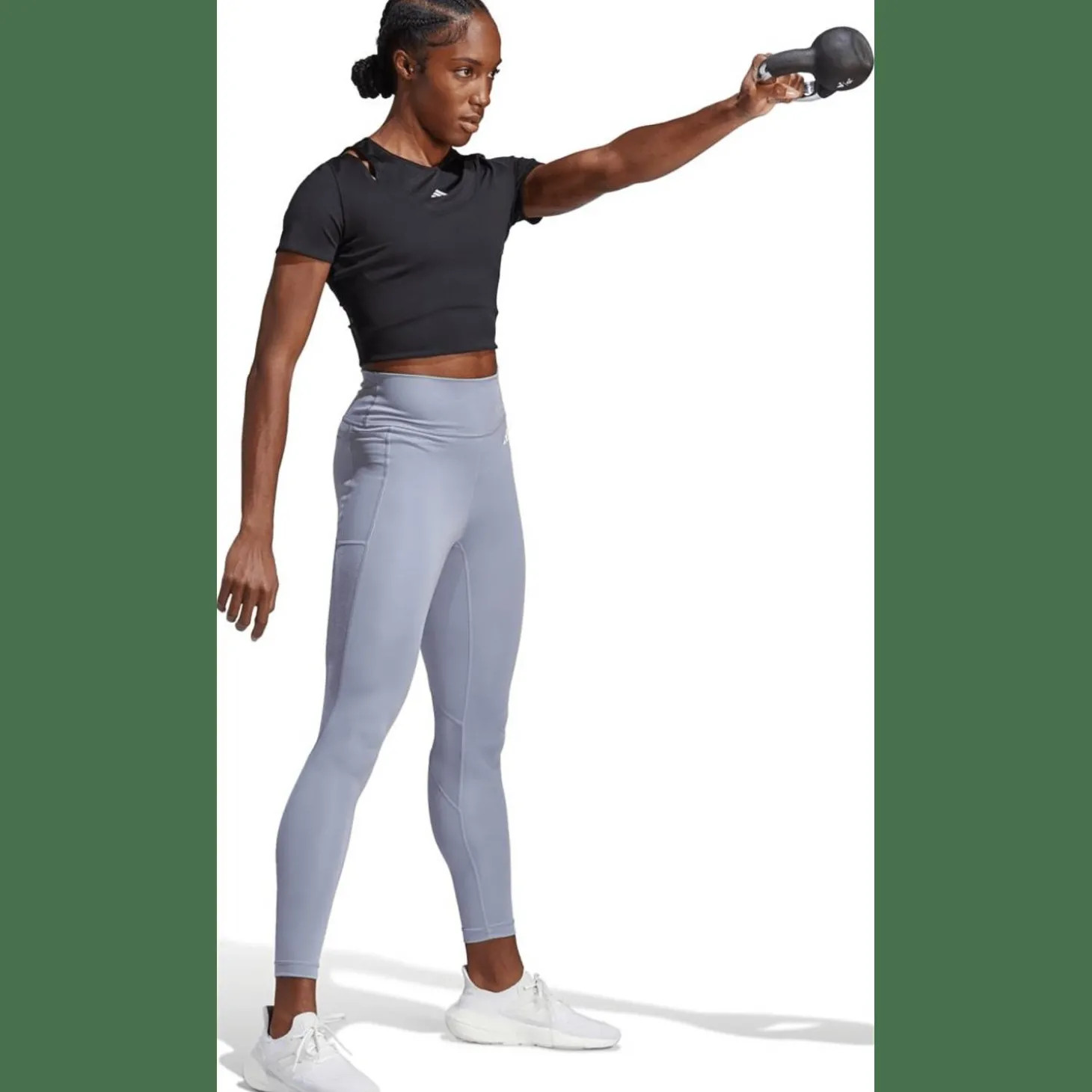 HIIT AEROREADY Crop Training T-Shirt Damen T-Shirt