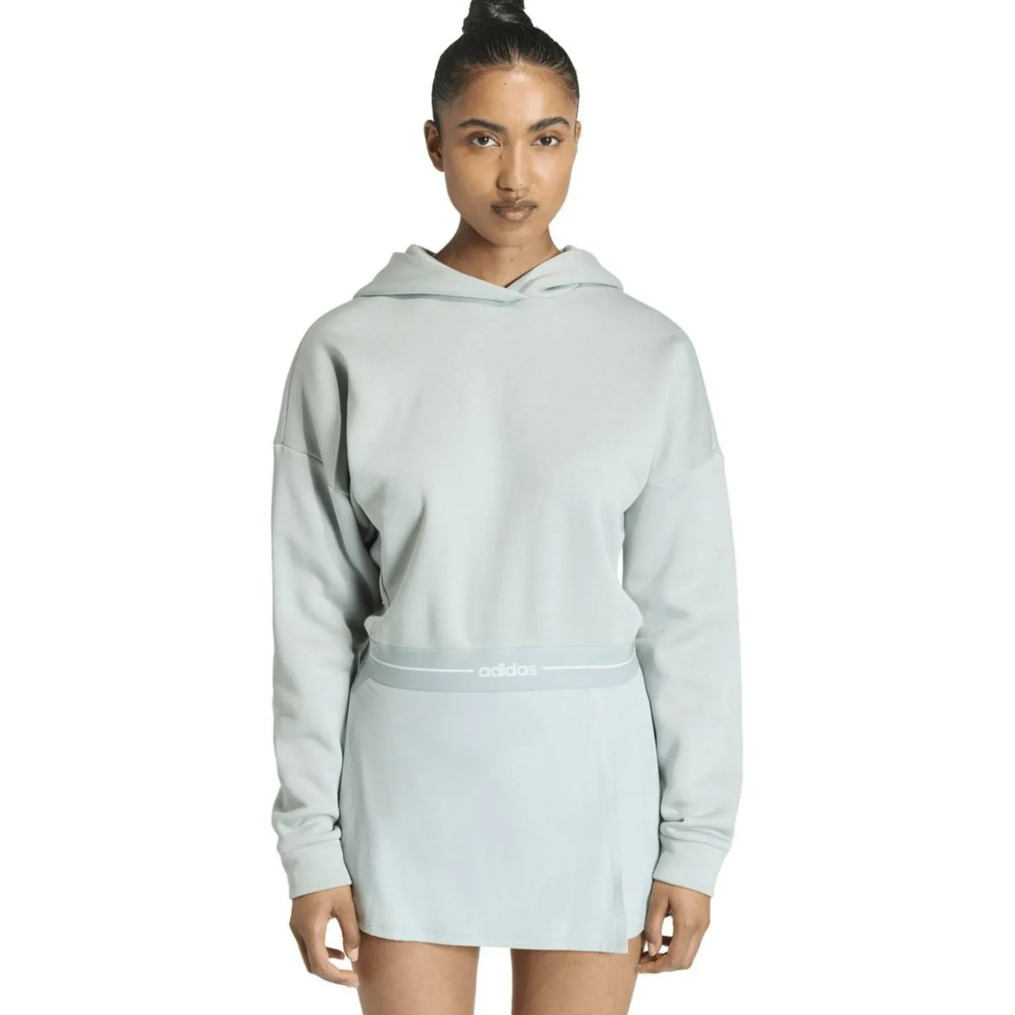 Hyperglam Cropped Damen Kapuzensweater