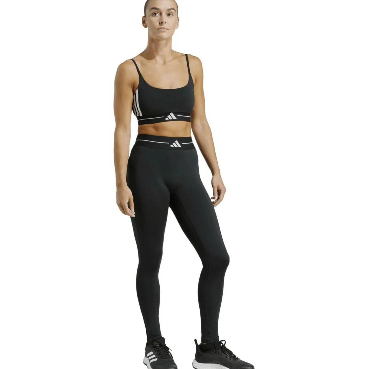 Hyperglam 3-Stripes Full Length Damen Tights