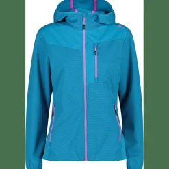 Jacket Fix Hood Damen Softshelljacke