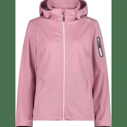 Jacket Zip Hood Damen Softshelljacke