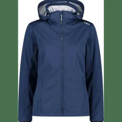 Jacket Zip Hood Damen Softshelljacke