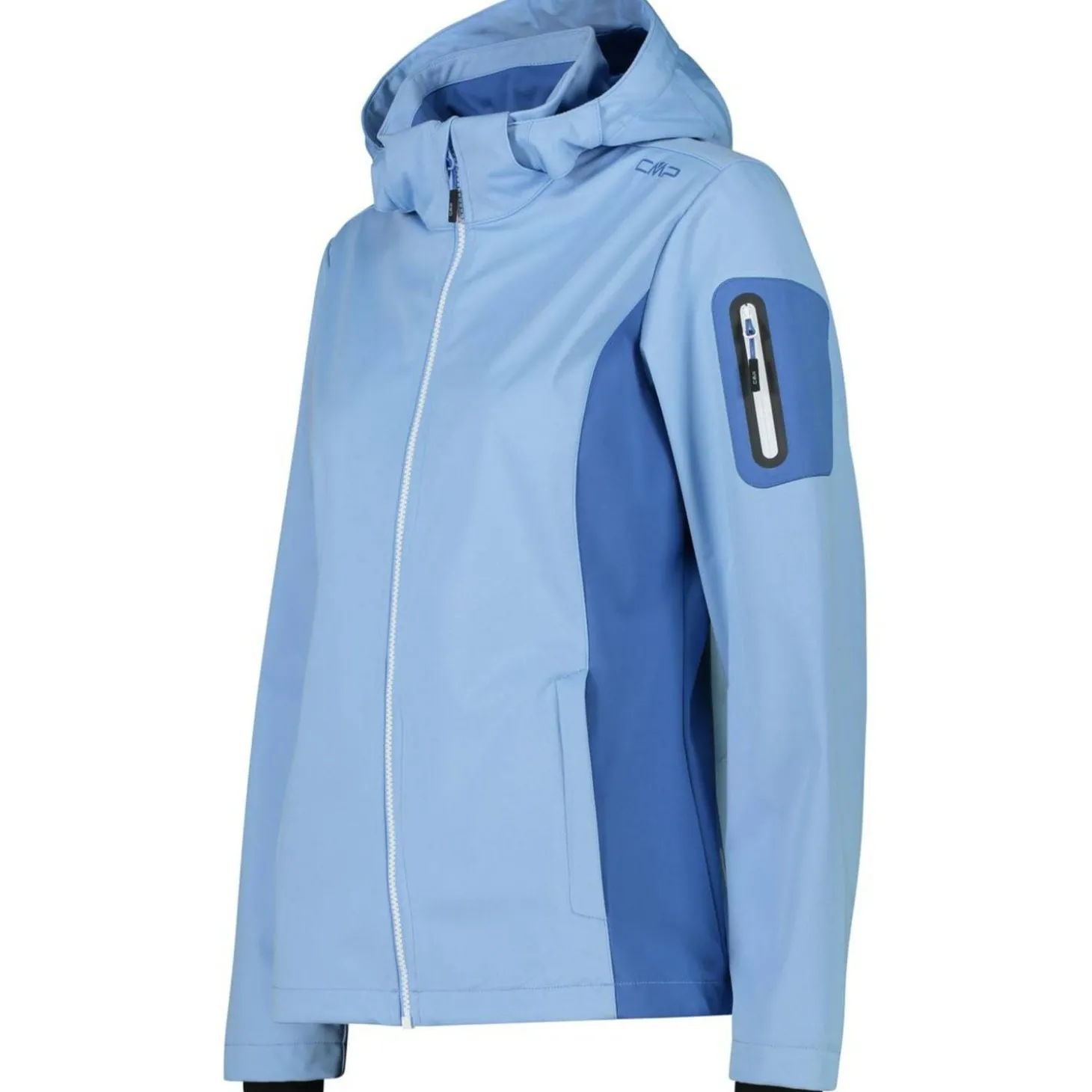 Jacket Zip Hood Damen Softshelljacke