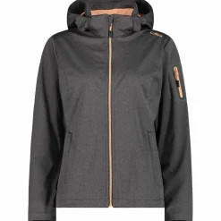 Jacket Zip Hood Damen Softshelljacke