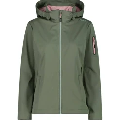 Jacket Zip Hood Damen Softshelljacke