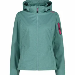 Jacket Zip Hood Damen Softshelljacke