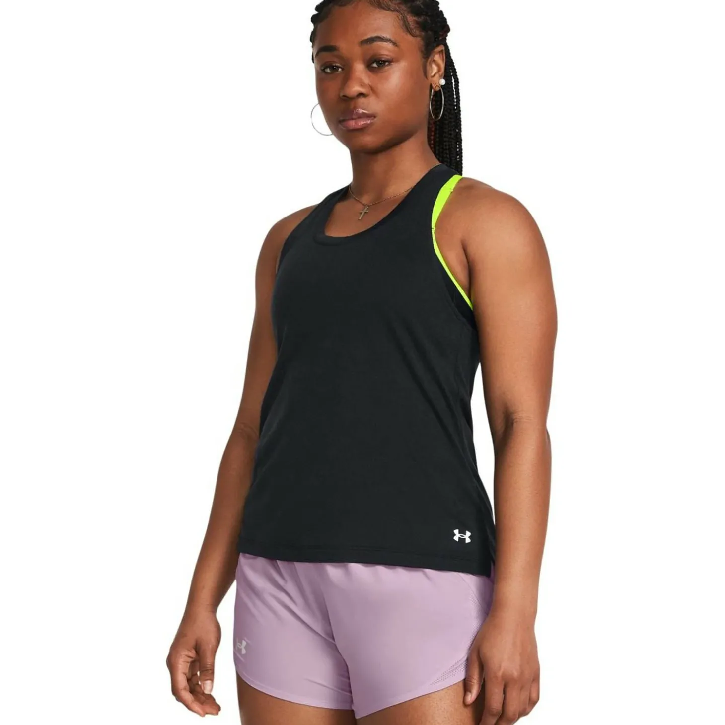Launch Splatter Singlet Damen T-Shirt