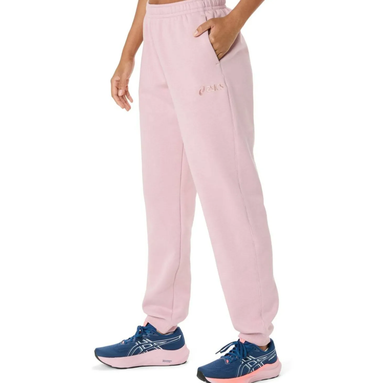 Logo Fleece Damen Trainingshose