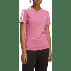 LOUNGEWEAR Essentials Slim 3-Streifen T-Shirt Damen T-Shirt