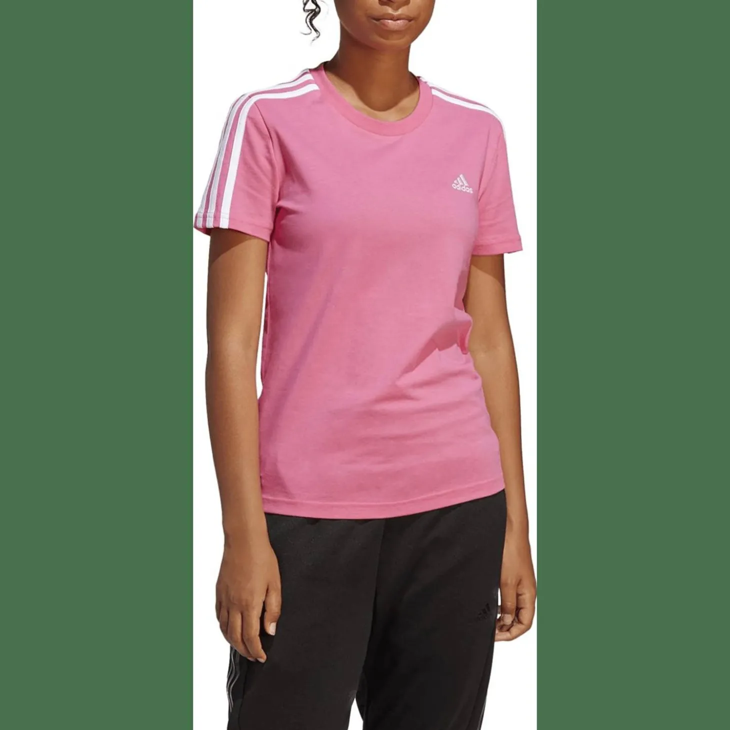LOUNGEWEAR Essentials Slim 3-Streifen T-Shirt Damen T-Shirt