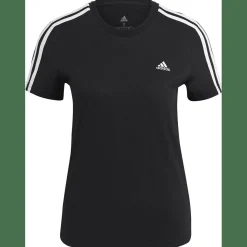 Loungewear Essentials Slim 3-Streifen T-Shirt Damen T-Shirt