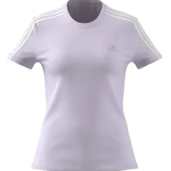 Loungewear Essentials Slim 3-Streifen T-Shirt Damen T-Shirt
