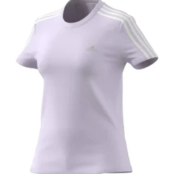 Loungewear Essentials Slim 3-Streifen T-Shirt Damen T-Shirt