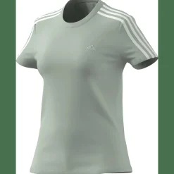 Loungewear Essentials Slim 3-Streifen T-Shirt Damen T-Shirt