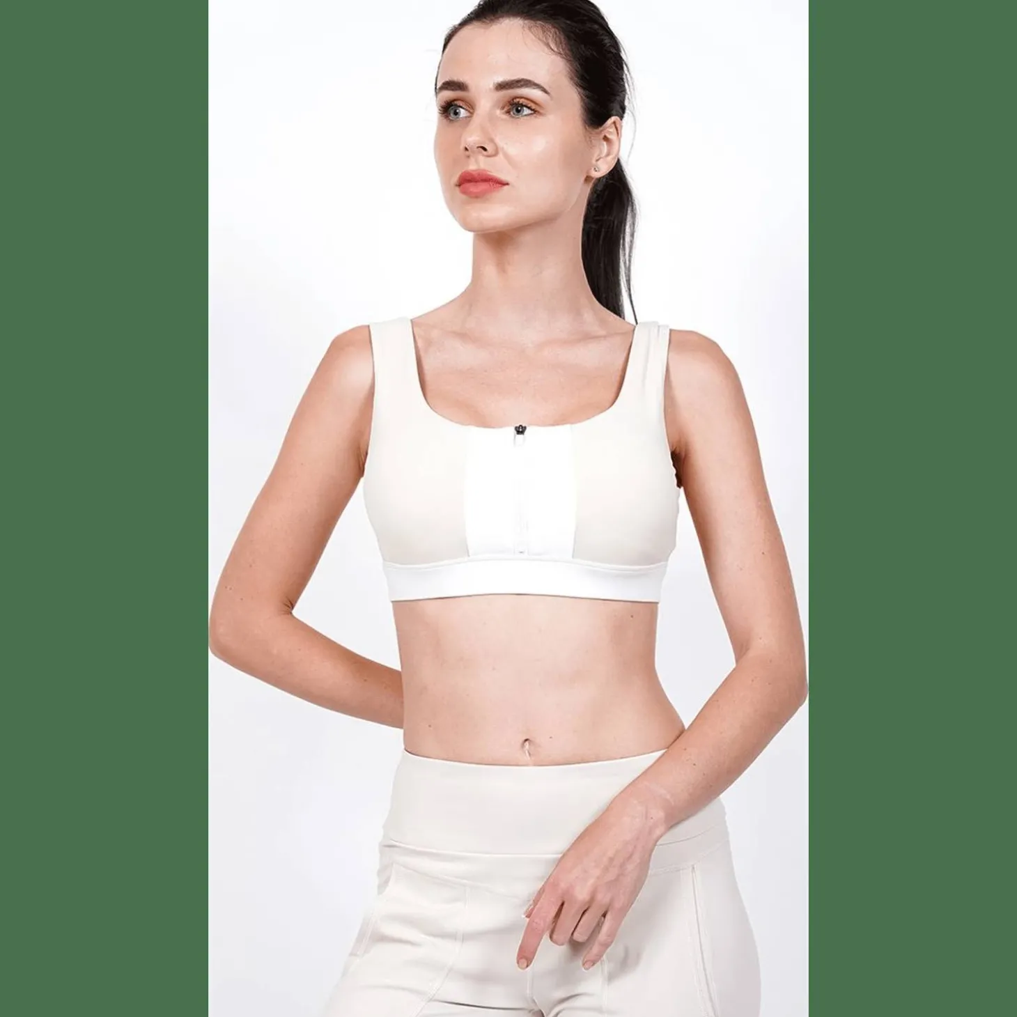 Luxe Mini Zip Bra Damen Bustier