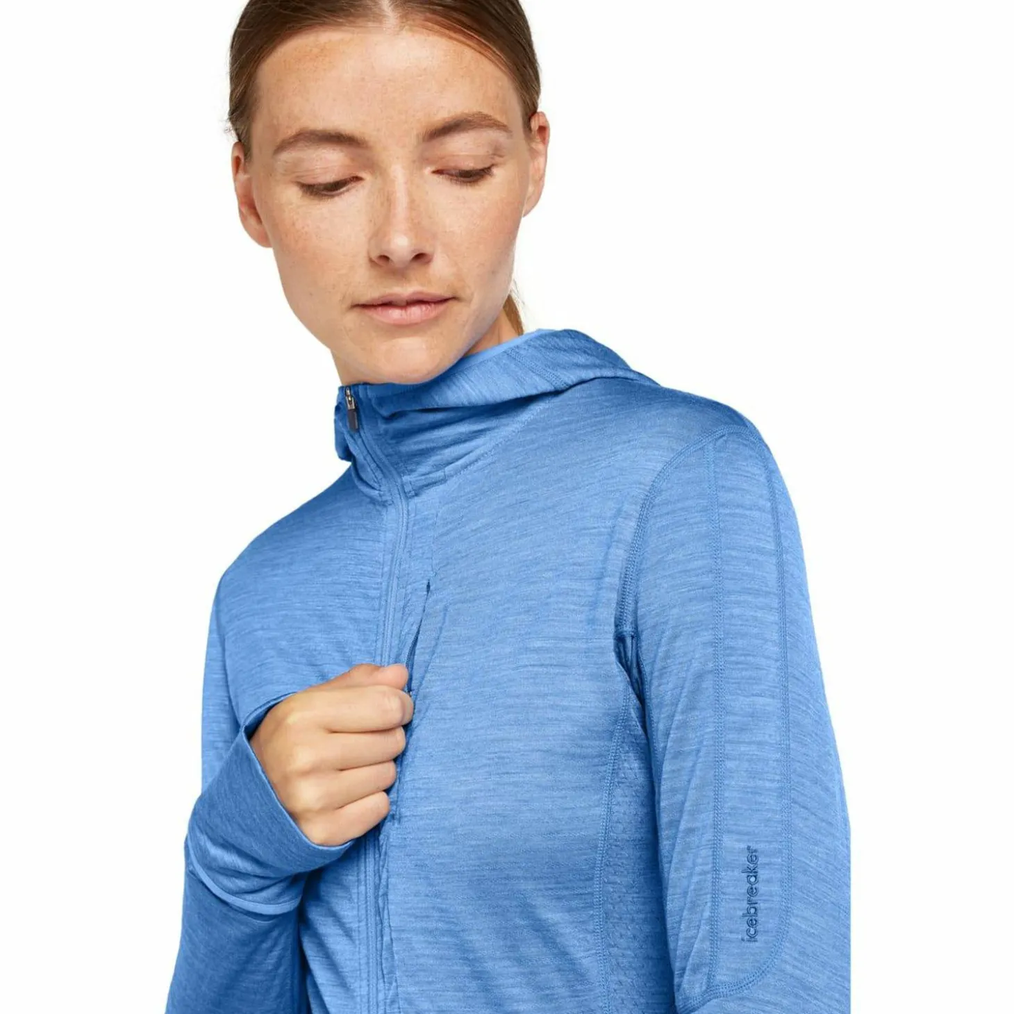 Merino Blend 200 RealFleece™ Descender Zip Damen Sweatshirt