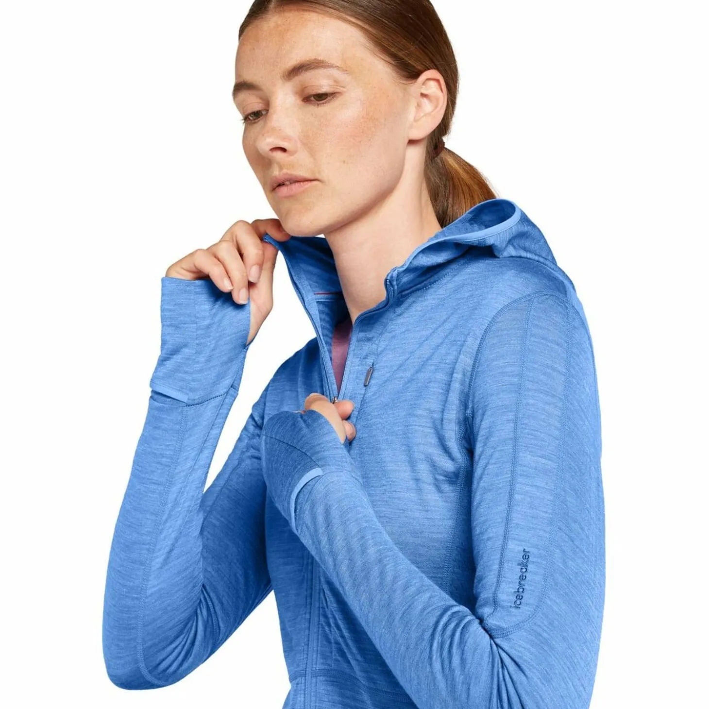 Merino Blend 200 RealFleece™ Descender Zip Damen Sweatshirt