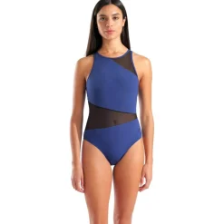 Mesh Angle Vent Back B Damen Schwimmanzug