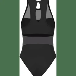 Mesh Panels Vent Back Damen Schwimmanzug