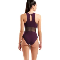 Mesh Panels Vent Back Damen Schwimmanzug