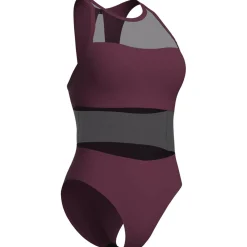 Mesh Panels Vent Back Damen Schwimmanzug