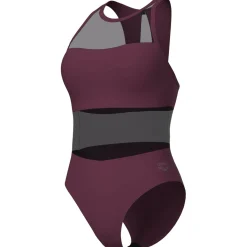 Mesh Panels Vent Back Damen Schwimmanzug