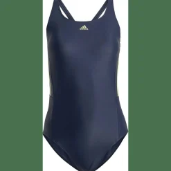 Mid 3-Streifen Badeanzug Damen Badeanzug