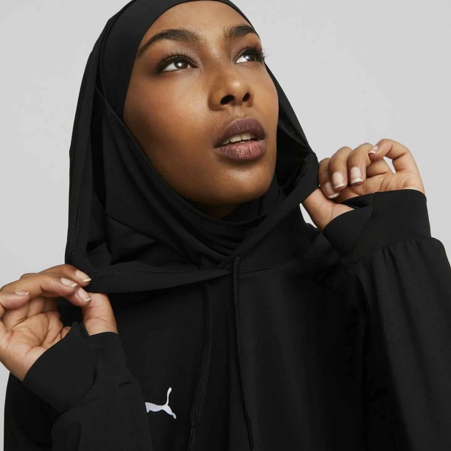 Modest Activewear Damen Kapuzensweater