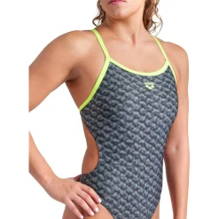 Monogram Challenge Back Damen Schwimmanzug