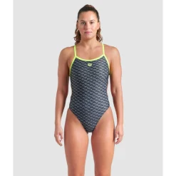 Monogram Challenge Back Damen Schwimmanzug