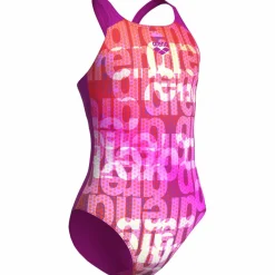 Multi Colours V Back Mädchen Schwimmanzug