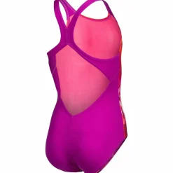 Multi Colours V Back Mädchen Schwimmanzug