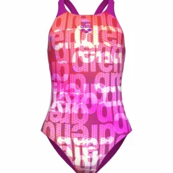 Multi Colours V Back Mädchen Schwimmanzug