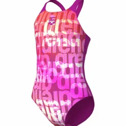 Multi Colours V Back Mädchen Schwimmanzug