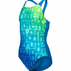 Multi Colours V Back Mädchen Schwimmanzug