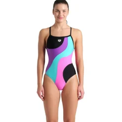 Multi Slices Lightdrop Back Damen Schwimmanzug