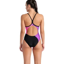 Multi Slices Lightdrop Back Damen Schwimmanzug