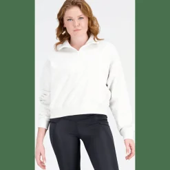NB Athletics 1/4 Zip Damen Kapuzensweater