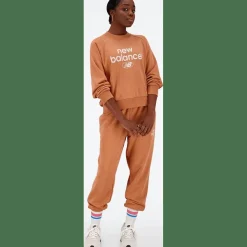 NB Essentials Graphic Crew Fleece Damen Kapuzensweater